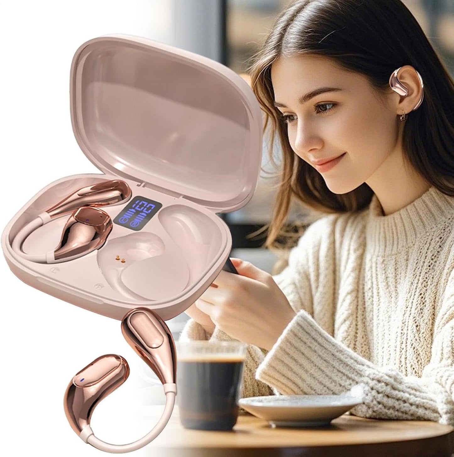 Ear-Hook Wireless Earbuds